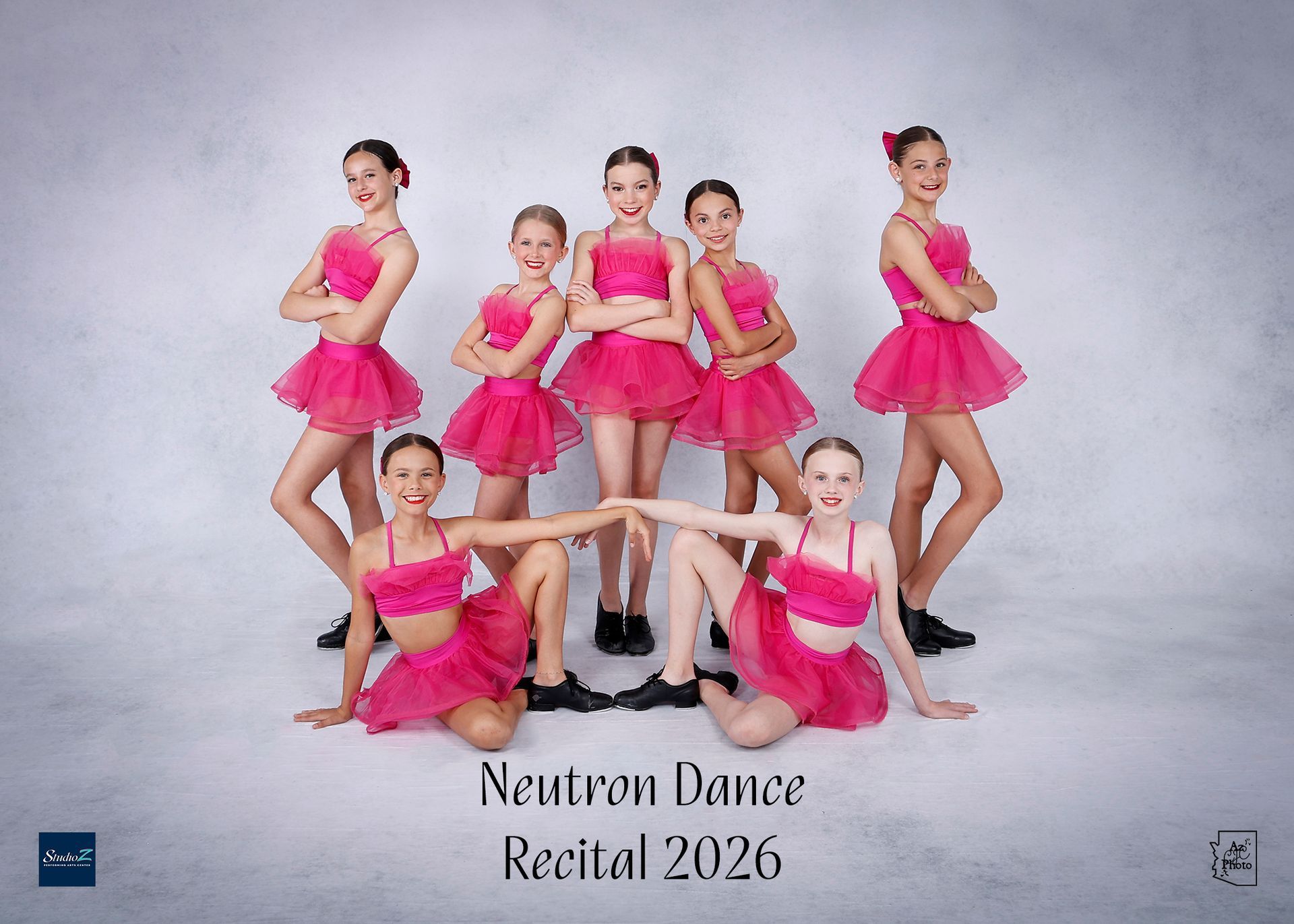 Studio Z tap dancers on stage
